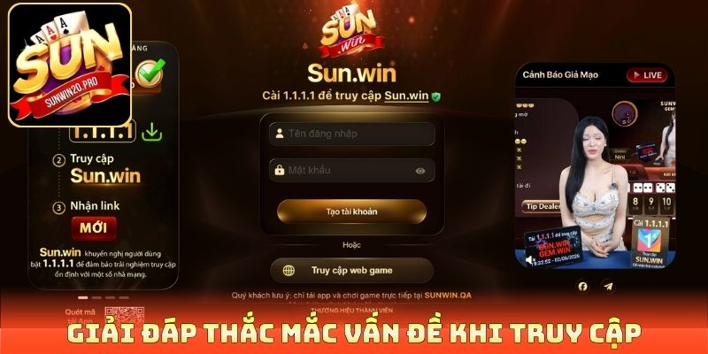 Giải đáp thắc mắc vấn đề khi truy cập