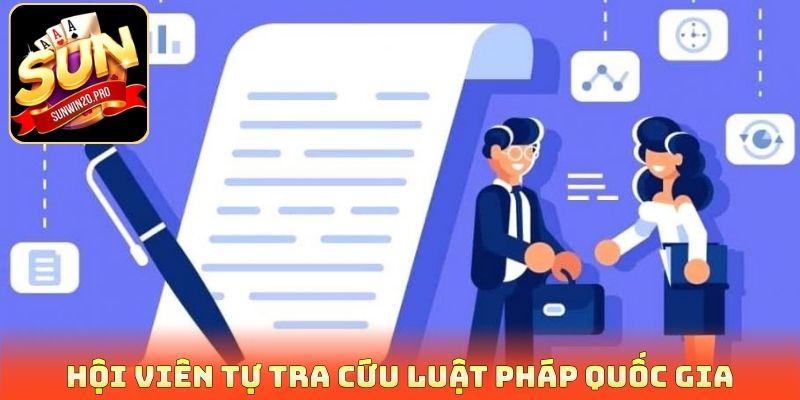 Hội viên tự tra cứu luật pháp quốc gia