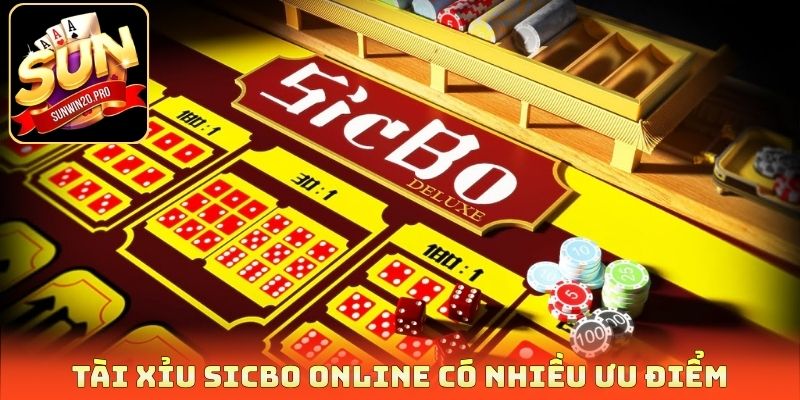 Tài Xỉu Sicbo Online - Lắc Xí Ngầu Hốt Bạc Triệu Mỗi Ngày 2 Tài Xỉu Sicbo online có nhiều ưu điểm