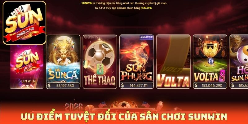 Trang mẫu 7 Ưu điểm tuyệt đối của sân chơi Sunwin